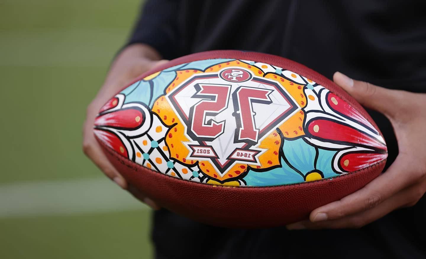 Painted Football